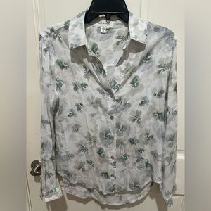 Cloth & Stone ANTHROPOLOGIE Floral Blouse, Size XS, FITS S/M